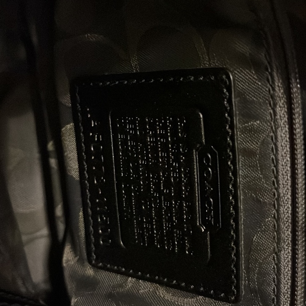 Black coach Bag leather - Picture 9 of 11